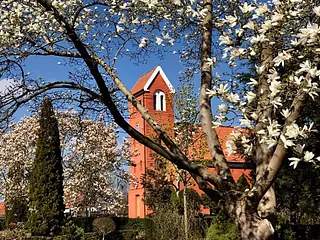 Rødovrekirke efterår